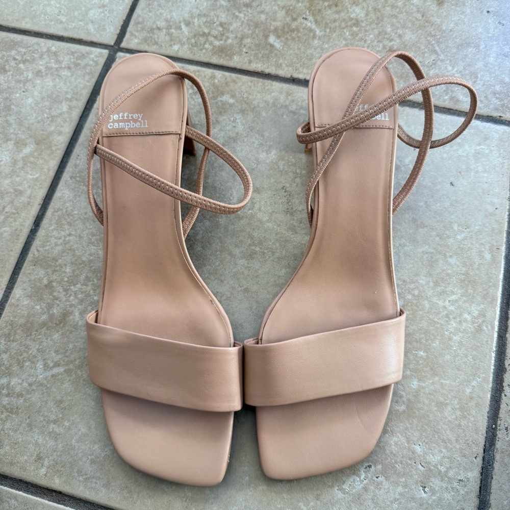 Jeffrey Campbell Adapt Slingback Block Heel Sandal